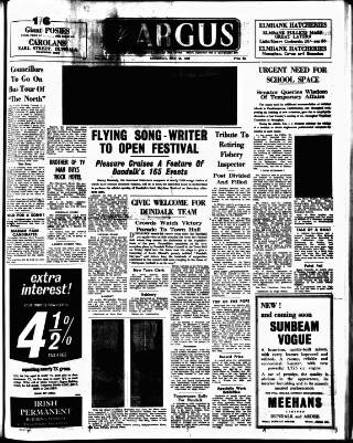 cover page of Drogheda Argus and Leinster Journal published on May 13, 1967